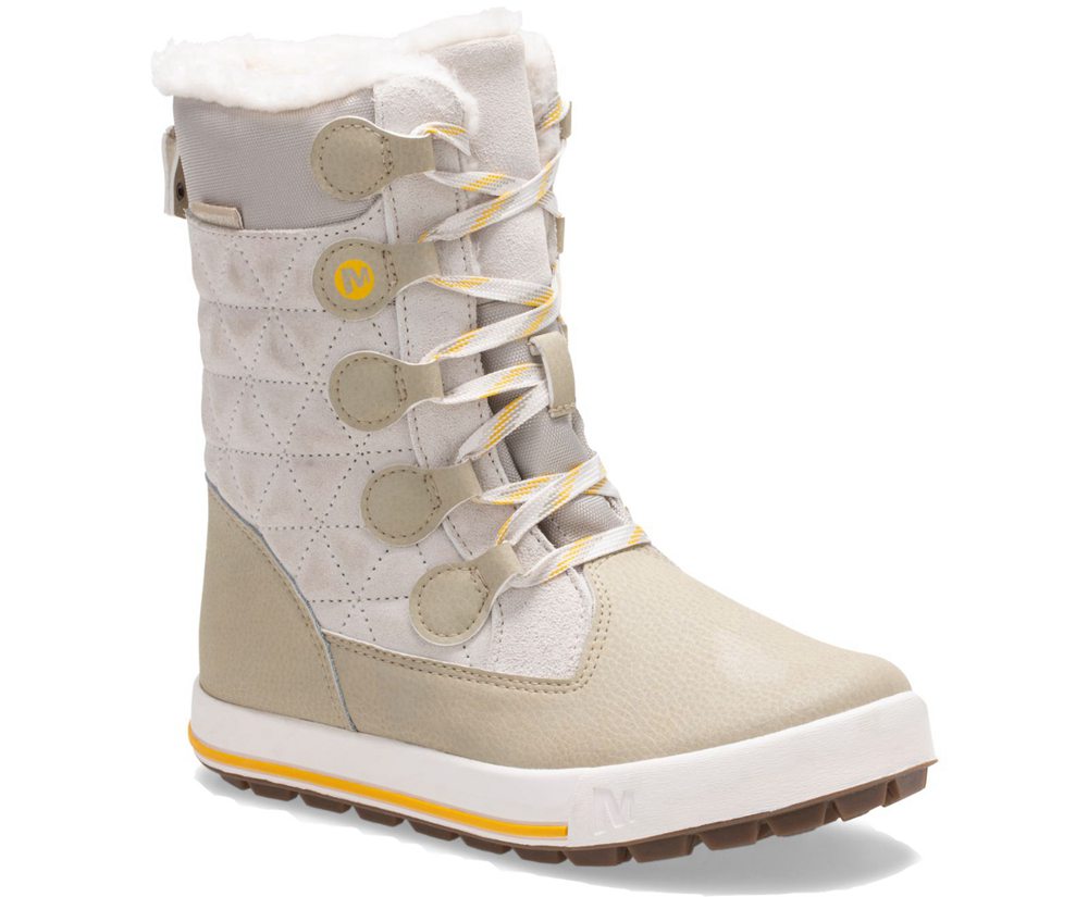 Merrell Boots Beige - Heidi Waterproof - Kids 16BJRYEHK